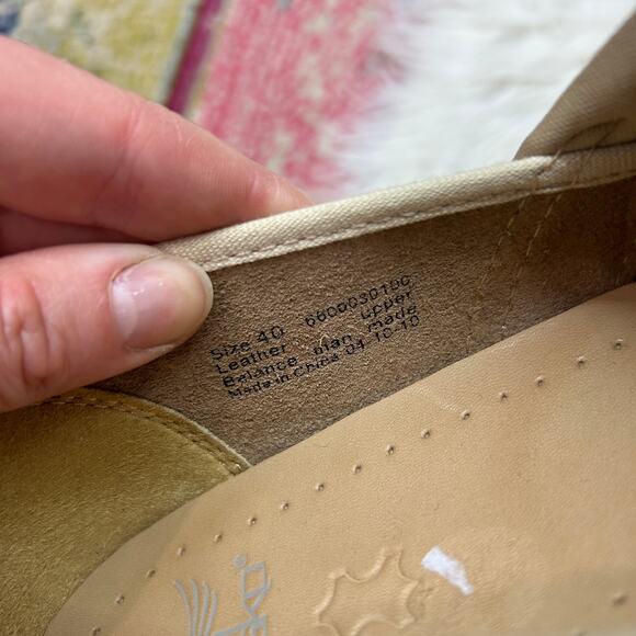 Dansko Neutral Tan Beige White Leather Platform Clog 40 9.5/10 - Picture 11 of 11